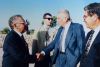 עם עזר ויצמן ואבנר שלו לקראת סיום תפקיד יוני 1993